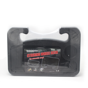 Plateau de volant de voiture multifonction 2 en 1, pliable et portable, table à nourriture pour voiture, support universel pour l'intérieur de la voiture, pour les voyages - Product Image 6