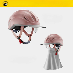 BI BEE Elektromotor rad helm Damen gesichts schutz Ultraleichtes ABS-Material Atmungsaktives Design Gesichts maske Sonnenschutz helm - Product Image 5