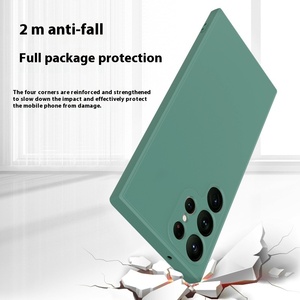 S24Ultra Thin Light Liquid Silicone Protective Cover All-Inclusive Anti-Fall TPU <strong>Case</strong> for Samsung S22 for iPhone 23F Mobile <strong>Phon</strong> - Product Image 3