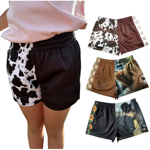 Shorts <span class=keywords><strong>de</strong></span> Fútbol Personalizados <span class=keywords><strong>para</strong></span> Niños, Shorts <span class=keywords><strong>de</strong></span> Fútbol con Estampado Floral y Cuadros <span class=keywords><strong>para</strong></span> Mujer, Shorts <span class=keywords><strong>de</strong></span> Fútbol Australianos <span class=keywords><strong>para</strong></span> Pesca, Caza y Rugby con Bolsillos con Cremallera - Product Image 2