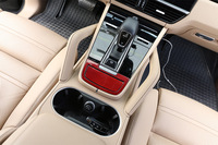 Couverture de console centrale en fibre de carbone sèche 3K pour Porsche Cayenne, accessoires décoratifs intérieurs