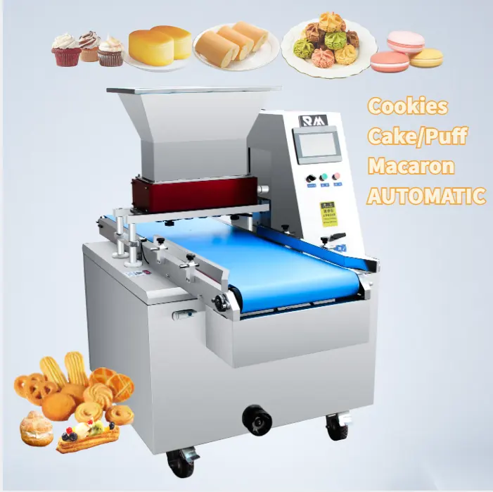 Commercial industrial fully automatic small mini pour egg paper cup cake batter cupcake maker filling dispensing making machine