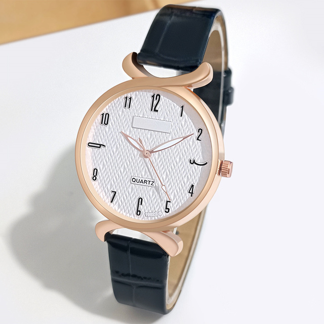 WJ-10907 China Supplier EXW Factory Custom logo Watches Alloy Leather Strap Luxury Ladies Quartz Wrist Watches