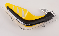 Protège-mains universel pour guidon de moto Lumière LED Protège-mains en ABS Protège-mains pour moto