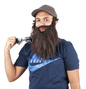 <span class=keywords><strong>Peluca</strong></span> de barba larga sintética para <span class=keywords><strong>hombre</strong></span> de alta calidad con apariencia Natural para disfraz de <span class=keywords><strong>Cosplay</strong></span> de Carnaval de fiesta - Product Image 1