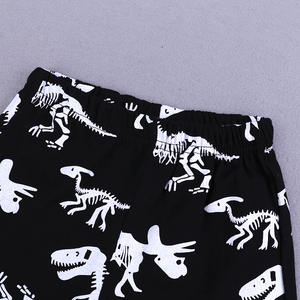 Enfants contes été Style européen américain respirant Jersey à manches courtes dinosaure pyjamas pour garçons nouveau Homewear ensemble en gros - Product Image 4