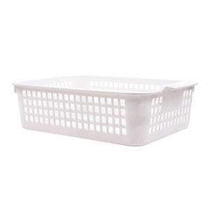 Plastic Desktop Storage <b>Basket</b> Rectangle <b>Stackable</b> For Kitchen Snacks Cosmetics Neatening - Product Image 5