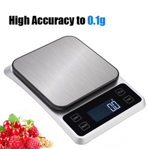 Balanza Digital Accurcy, pesaje, <span class=keywords><strong>cocina</strong></span>, hornear, báscula Digital, báscula para alimentos, <span class=keywords><strong>cocina</strong></span>, Changxie, <span class=keywords><strong>acero</strong></span> <span class=keywords><strong>inoxidable</strong></span>, 1 pieza, pantalla Digital - Product Image 5