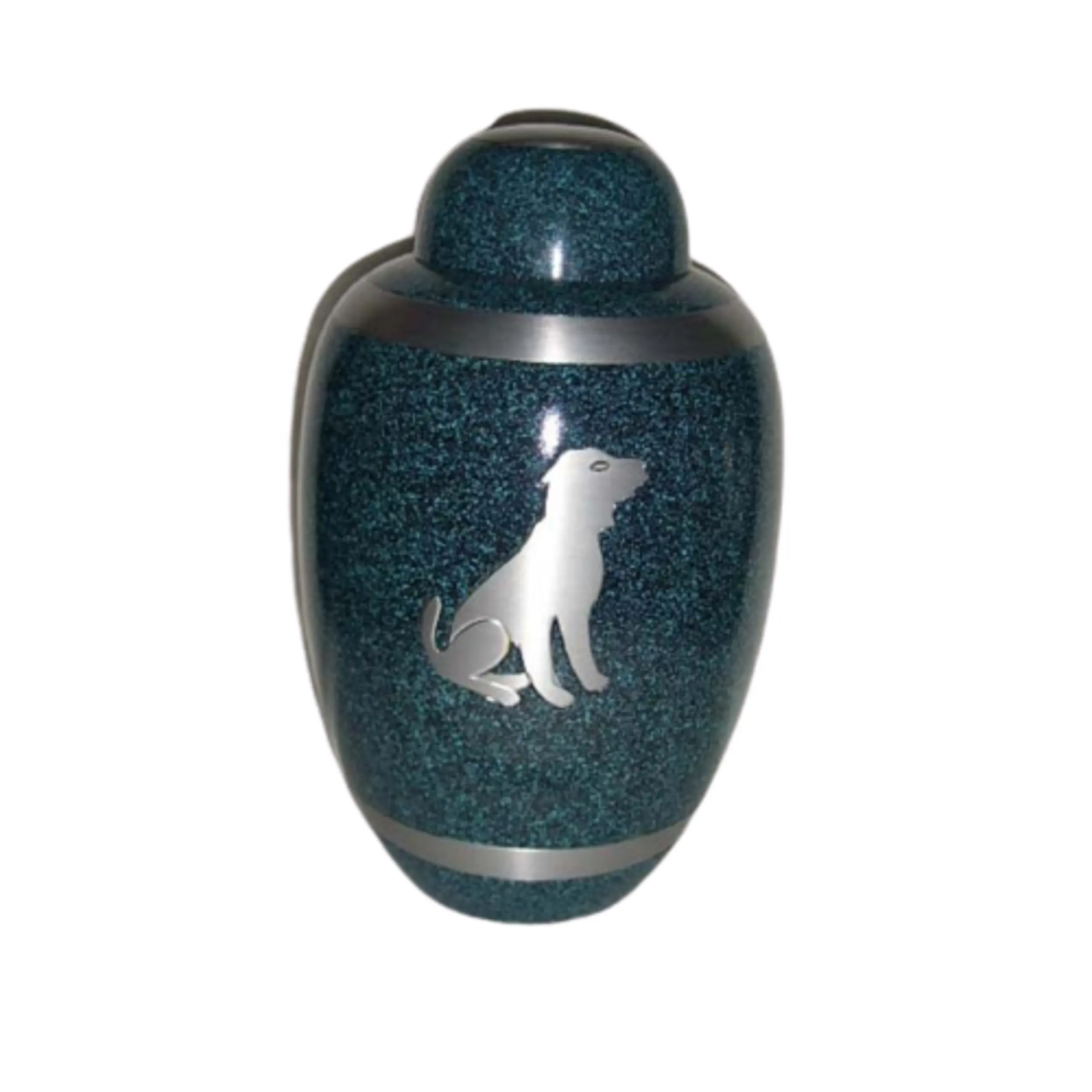 Купол Топ урны кремации дизайн с приятным собака Гравировка Премиум чистых качественных полотенец похоронные мемориальные пепел урна