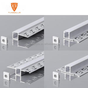 Strisce per illuminazione a soffitto con profilo a Led in <span class=keywords><strong>alluminio</strong></span> a secco per <span class=keywords><strong>estrusione</strong></span> con canale opzionale - Product Image 3