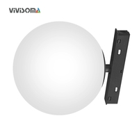 Plafonnier LED magnétique moderne à 360° MT4202320 DC48V 9W °   Plafonnier encastré à large angle, dimmable DALI, noir
