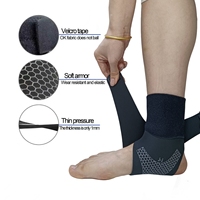 Protège-cheville invisible ultra-fin, respirant, léger et doux pour la peau, manchon de compression pour le pied, idéal pour le quotidien et le sport