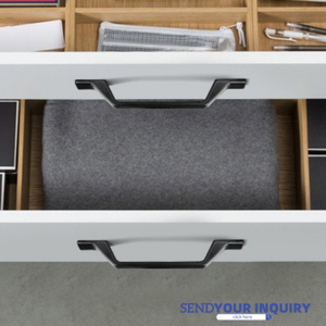 Maniglie Moderne Nere Opache per Mobili, in Zamak Solido, Maniglie Geometriche per Cassetti, Armadi, Cucine e Comò - Ferramenta per Mobili - Product Image 2