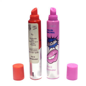 Tubo de bálsamo labial vacío personalizado de 15ml al por mayor, embalaje cosmético exprimidor de plástico para aceite, lápiz labial líquido, brillo de labios, rubor, mascarillas faciales - Product Image 3