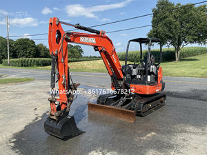 Mini-excavatrice de marque supérieure d'occasion, machine de terrassement hydraulique, petite micro-pelle, Kx040-4, excavatrice d'occasion à vendre - Product Image 6