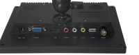Monitor Táctil Cuadrado de 8 Pulgadas con Pantalla Resistiva, Monitor Táctil USB con Conexión VGA HDMI