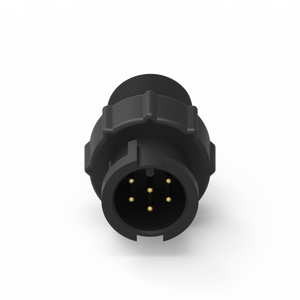 IP67 <b>Waterproof</b> 6 Pin Connector Molded <b>Cable</b> Nylon Housing Brass Contact - Product Image 1
