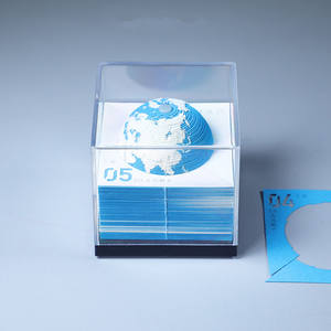 Calendrier Terre 2024 Design créatif 3D Calendrier Terre Bloc-notes Mois Planificateur Sculpture 3D - Product Image 3