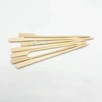 100% Bambou Naturel Écologique, Couverts Jetables, Échantillon Gratuit, Brochettes de Barbecue, Bâtonnets à Sandwich pour Fêtes et Mariages