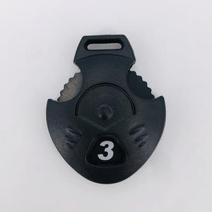 מכירה לוהטת להתאמה אישית מועדון גולף ראש כיסוי שחור פלסטיק צלחת דיגיטלי מספר צלחות מסתובב פלסטיק תג - Product Image 6