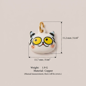 YIMEILI&Forest Style Charm de Hongo, Sol, Animal y Globo Aerostático para Pulseras, Collares y Accesorios de Joyería DIY, Personalizable - Product Image 6