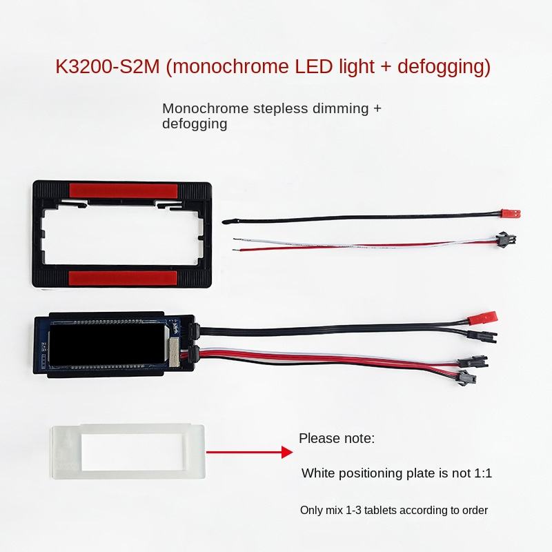 Dual-Color Temperature Smart Mirror Time Temperature Date Display Touchscreen Defogging Sensor Switch Inductive Switches Product