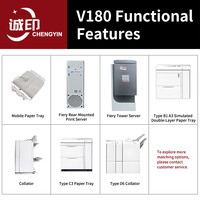 Imprimante multifonction haute vitesse reconditionnée pour Fuji Xerox Versant 180 Press Imprimante couleur A3 75 ppm Entièrement testée