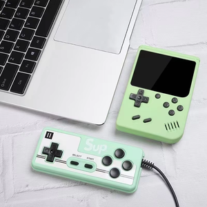 Console de jeu vidéo portable rétro miniature 8 bits avec écran LCD couleur de 2,4 pouces, lecteur de <span class=keywords><strong>jeux</strong></span> couleur pour enfants, 500 <span class=keywords><strong>jeux</strong></span> intégrés, Gameboy - Product Image 6