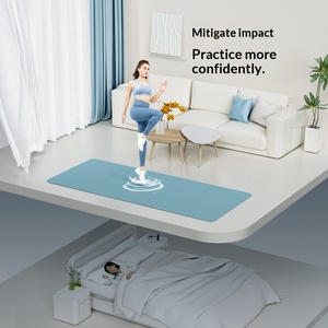 <span class=keywords><strong>Tapis</strong></span> de <span class=keywords><strong>yoga</strong></span> TPE pour femme, épaissi et élargi, 6mm/8mm, écologique, avec lignes de posture, antidérapant, pour fitness, sac inclus - Product Image 3