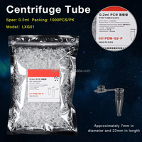Tubes de centrifugeuse de laboratoire, tubes de centrifugeuse coniques en plastique pour échantillons de 0,2 ml à 10 ml, tubes de microcentrifugeuse PCR, tubes de test de centrifugeuse