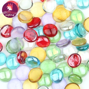 Presa di fabbrica di vetro decorativo di vetro colorato ciottoli per l'abbellimento - Product Image 2