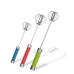 2 in 1 Manual Semi-Automatic Stainless Steel <b>Egg</b> Whisk <b>Egg</b> Beater - Product Image 1