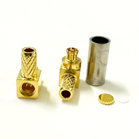 Vente directe d'usine Connecteur SSMP-C-KW1.5 Femelle Angle Connecteur SSMP pour câble RG316 RG179