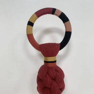 14*100cm <span class=keywords><strong>hilo</strong></span> de algodón Natural <span class=keywords><strong>rojo</strong></span> oscuro macramé pared colgante pared arte Agricultura solo nudo decoración del hogar dormitorio guardería EH2508043 - Product Image 2