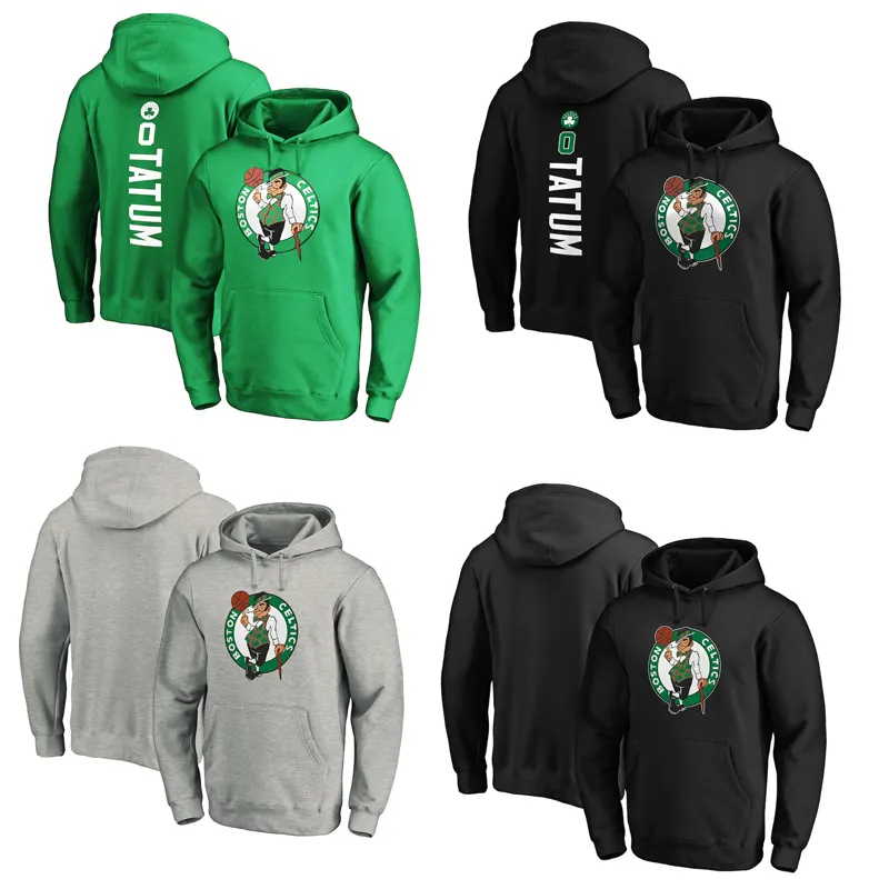 Ropa deportiva Sudaderas con capucha para hombre Uniforme de baloncesto de Boston Camiseta de baloncesto personalizada Jayson Tatum Jersey Celtics Sudadera con capucha de baloncesto