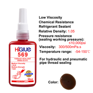 Hóa chất kháng kỵ khí dính ống chủ đề Sealant 545 542 554 569 565 567 577 cho lâu dài phòng chống rò rỉ - Product Image 5
