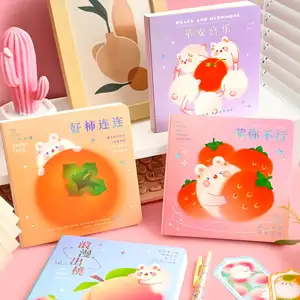 Cheap simple stylish school stationery 2021 New children gifts funny animal prints cute mini notebook with paper cover