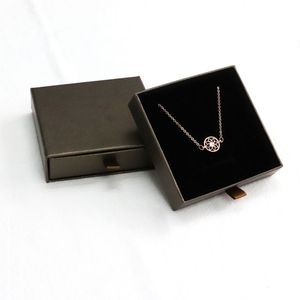 Custom Paper Box logo Printing <b>Small</b> Gift Necklace Ring Jewelry Ring Display Tray Insert <b>Small</b> <b>Drawer</b> Jewellery Box - Product Image 5