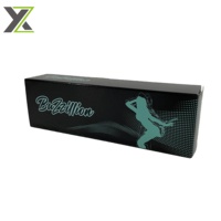 Personalisierte Geschenkverpackungen für Erwachsene Silikon-Vibratoren Sexspielzeug Massagestab mit Schaumstoffeinlage und Logodruck aus Karton