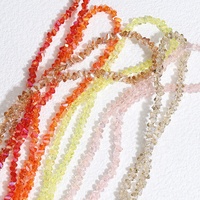 Nouveau design 3mm de haute qualité pas cher perles triangulaires électrolytiques perles de verre cristal pour bijoux à bricoler soi-même