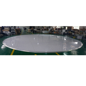 Pista de baile portátil de madera contrachapada blanca brillante, pista de baile modular para eventos - Product Image 1