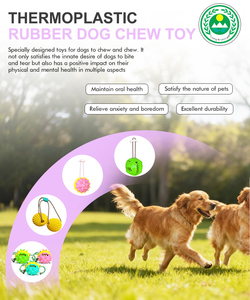 <span class=keywords><strong>2026</strong></span> Fabrika Özel Üretim TPR Sağlam Dayanıklı İnteraktif Evcil Köpek Çiğneme Topu Oyuncağı Agresif Çiğneyiciler İçin - Product Image 6