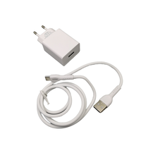 Adaptateur de charge rapide B2euL 2.4A, chargeur USB, câble de type C, prise EU, 5V 12W, téléphones mobiles, écouteurs, appareil photo, voyage, tension Hotriple