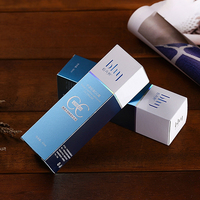 Boîte de papier enduit de rouge à lèvres cosmétiques au design personnalisé Boîte pliante