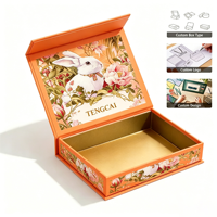Boîte cadeau de luxe en carton rigide écologique et recyclable, très vendue, avec revêtement UV, fermeture magnétique, logo personnalisé et gaufrage pour l'expédition