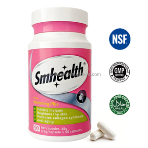 Capsules blanchissantes halal, complément éclaircissant pour la peau, inhibe la mélanine, soutient le collagène, anti-âge, 90 capsules - Product Image 1