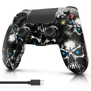 Neuester drahtloser Controller für ps4-Joysticks mit Touchpad für ps3-PC-Video-Gamepad mit Vibrations motor