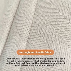 Federe Geometriche a Spina di Pesce in Ciniglia Durevole con Cerniera Invisibile, Colore <span class=keywords><strong>Grigio</strong></span> Verde Giallo Tinta Unita - Product Image 4