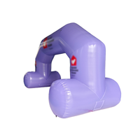 Arche gonflable personnalisée pour événements sportifs, course, décoration, style et couleur sur mesure, arche gonflable violette pour événements