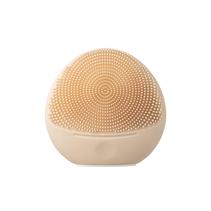 Cream Ball Mini Electric Vibrating Facial Brush Waterproof <b>Silicone</b> Face Cleanser Sonic Tool for Deep Pore Skincare Routine - Product Image 1